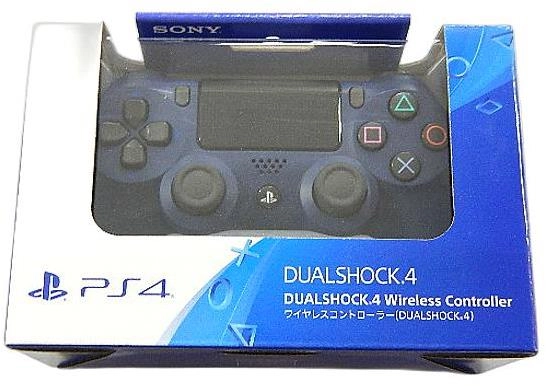 ワイヤレスコントローラー (DUALSHOCK 4) ミッドナイト・ブルー