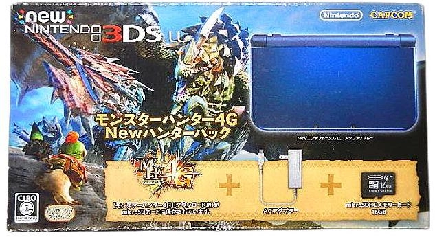 CAPCOMモンスターハンター4G スペシャルパック3DSLL 上画面IPS液晶 New