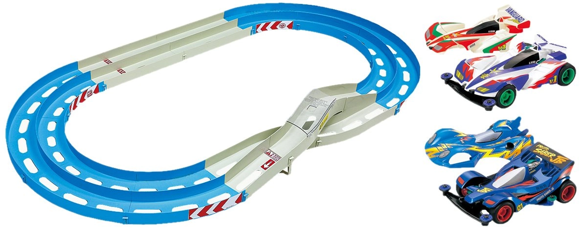 タミヤ ミニ四駆 オーバルホームサーキット 立体レーンチェンジ ヤマダ