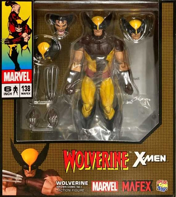 MAFEX WOLVERINE(BROWN COMIC Ver.)-ウルヴァリン MEDICOM TOY - MAFEX WOLVERINE（BROWN COMIC Ver.）
